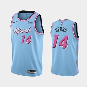 light blue miami heat jersey